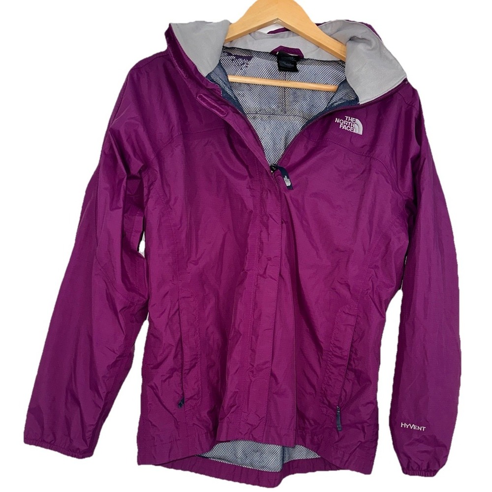 The North Face‎ HYVENT Rain Jacket Girls 18 XL Nylon Waterproof Lightweight Hood